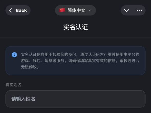 输入真实姓名的表单